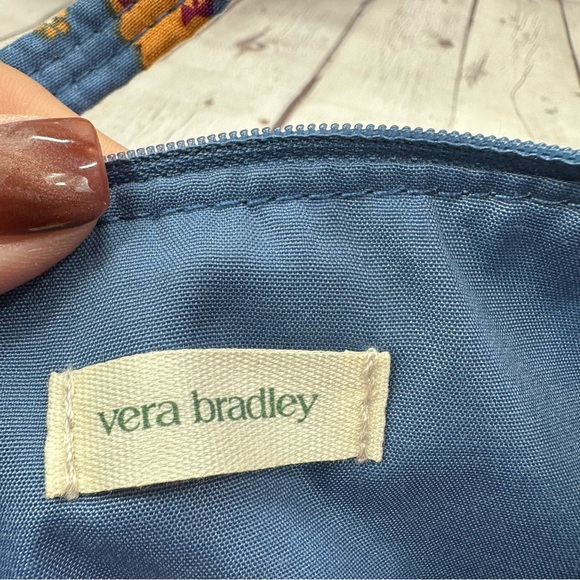 NWT Vera Bradley Blue bark park Mini Slouchy Crossbody quilted cotton purse bag - Picture 8 of 9